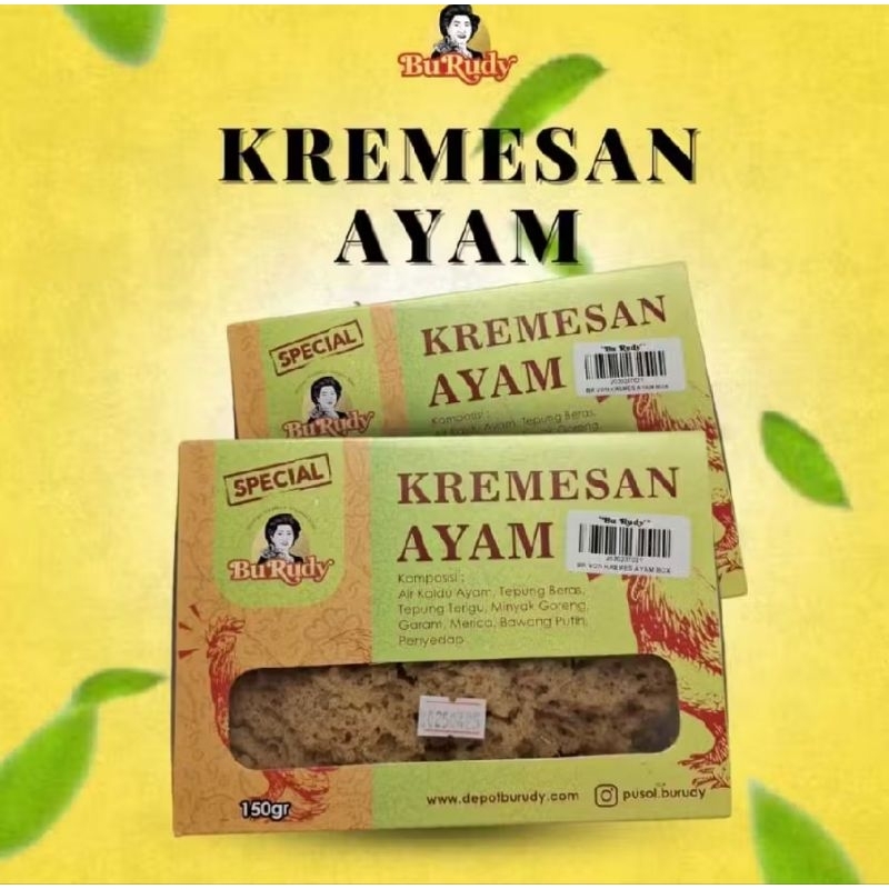 

kremesan ayam Bu rudy oleh oleh khas surabaya
