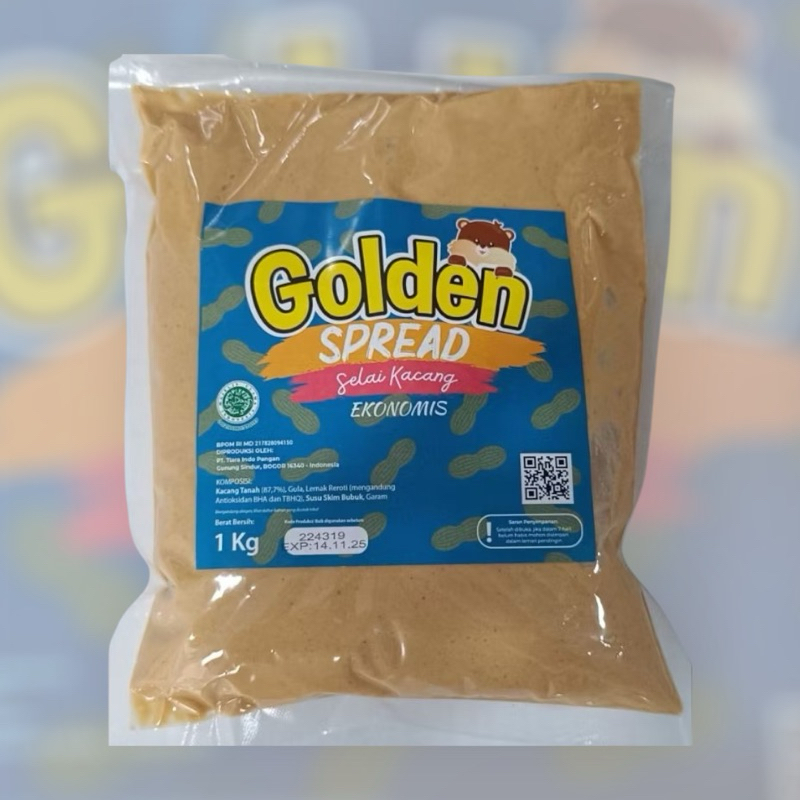 

Selai Kacang Golden Spread Ekonomis 1 kg