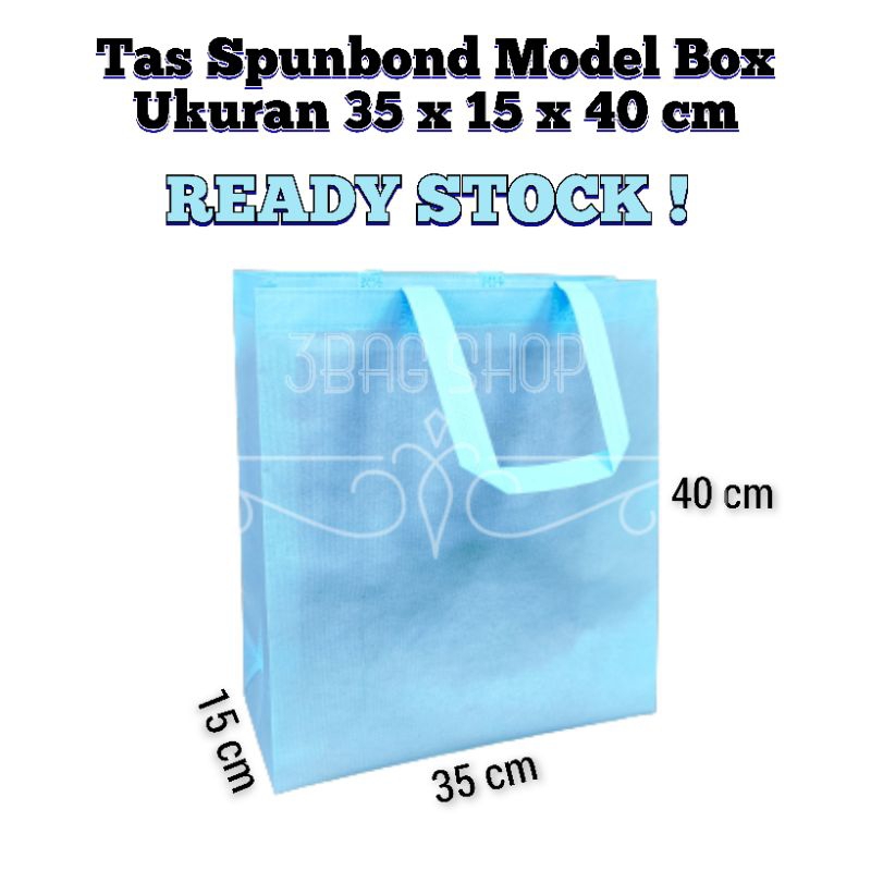 

Goodie Bag Tas Spunbond 35x40x15 cm / Tas Souvenir / Tas Hajatan / Goodie Bag / Tas Hampers / Shopping Bag / Tas Promosi / Tas Seminar