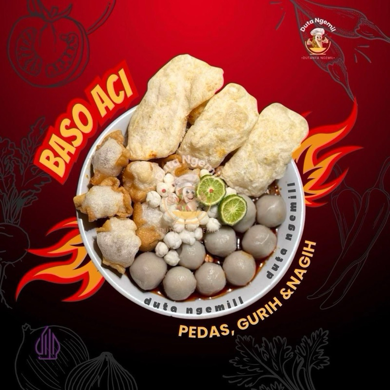 

1 BUNGKUS BASO ACI ORIGINAL Pedas gurih by dutangemil