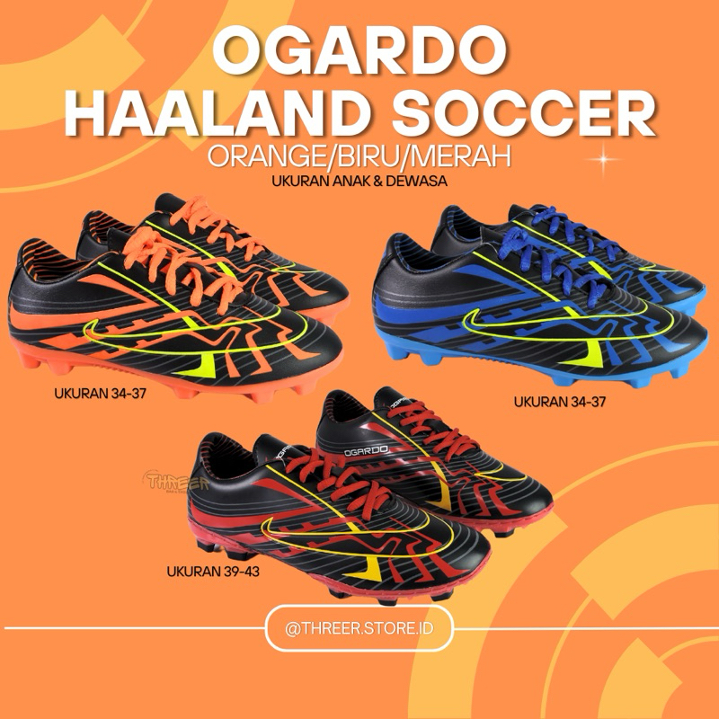 Sepatu Olahraga Sepak Bola OGARDO HAALAND 100% ORIGINAL