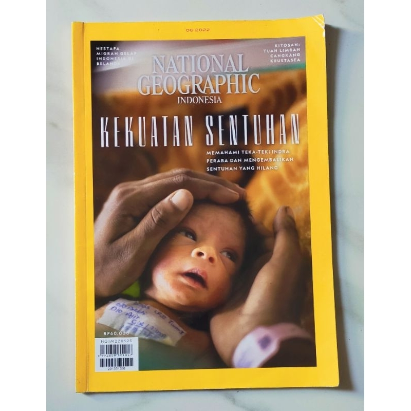Majalah National Geographic Indonesia Juni 2022 : Kekuatan Sentuhan