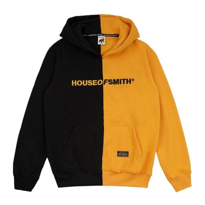 House of Smith Sweater Hoodie Pria - MPBruce Black Yellow New Original