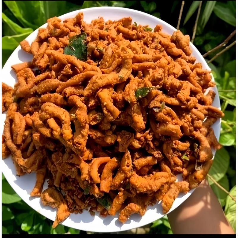 

Usus Krispi Pedas Original 1kg Ekstra Daun Jeruk