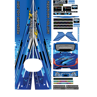stiker miniatur bis + cutting A4 zafira azzahra