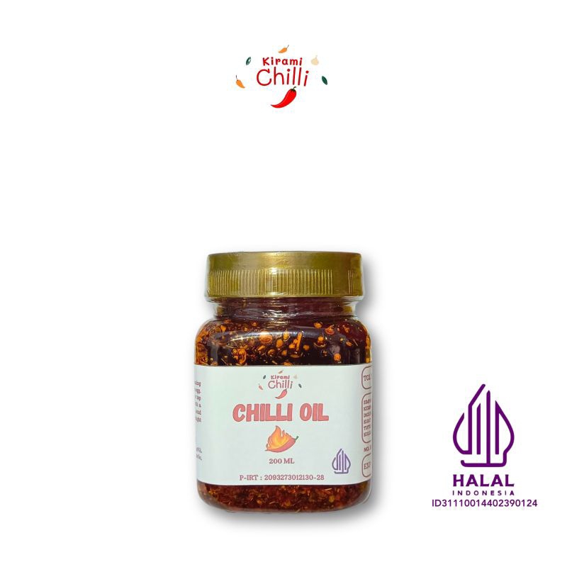 

KIRAMI Chilli oil / Minyak Cabai 200 ml