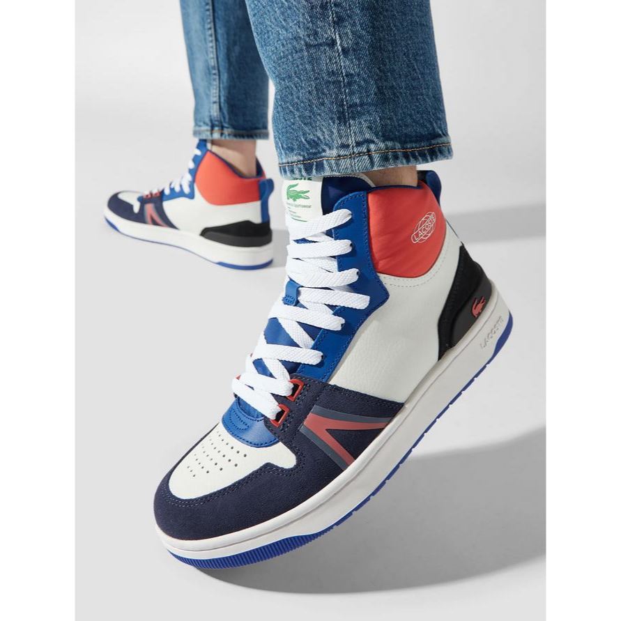 LCST L001 Mid Leather Colour Block Sneakers Original