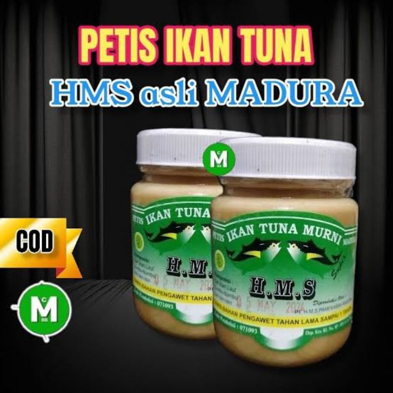 

petis ikan tuna asli madura konang untuk rujak sambal merk HMS