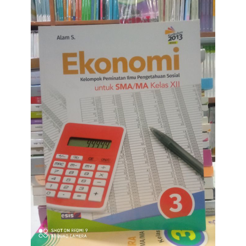 Buku ekonomi untuk SMA kelas 12 Alam esis