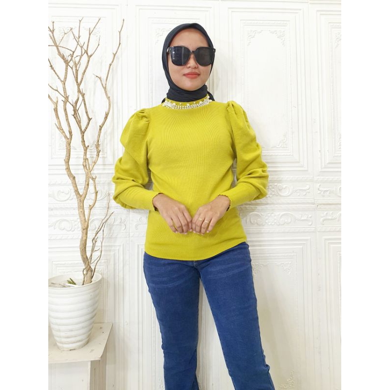 Atasan Blouse Rajut Import Premium Bangkok 109687