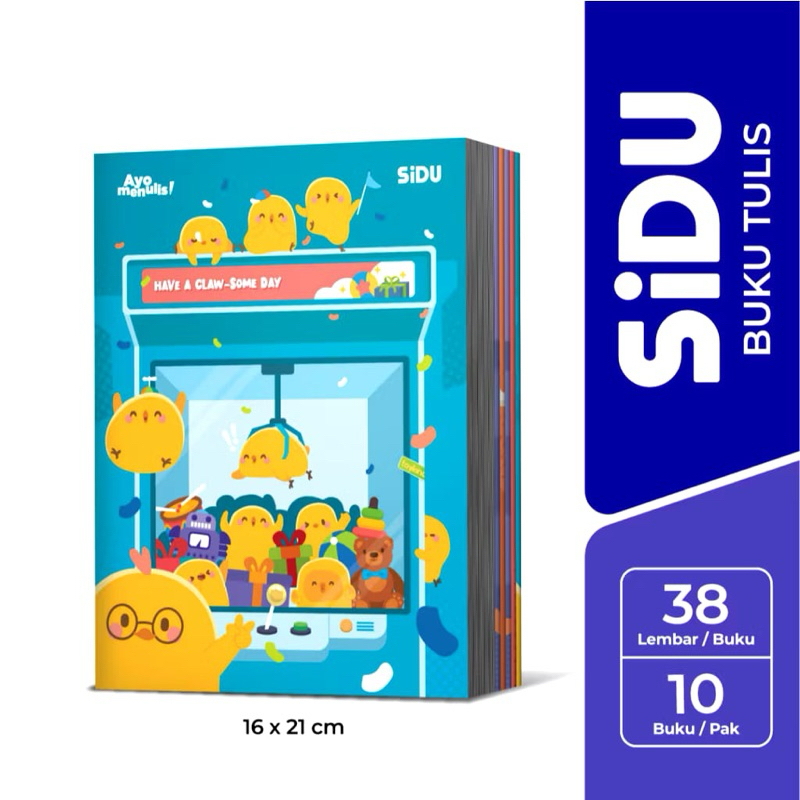 

Buku Tulis/Kertas Tulis/SIDU 38/SINAR DUNIA(1pak)