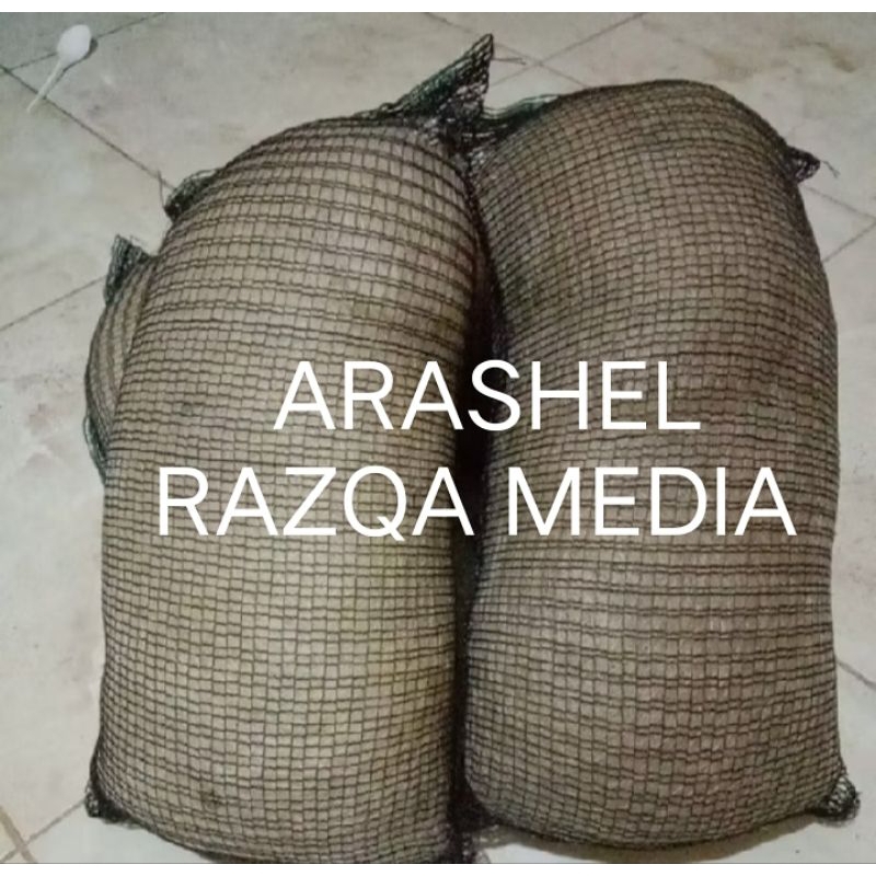 jaring bekas nelayan 500 gr media filter kolam koi