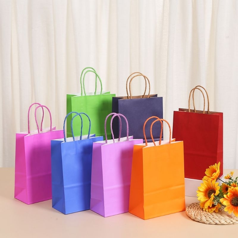 

YOURNEEDSMDN ❤️PAPER BAG GOODIE BAG POLOS WARNA-WARNI ,TAS SOUVENIR,TAS KADO