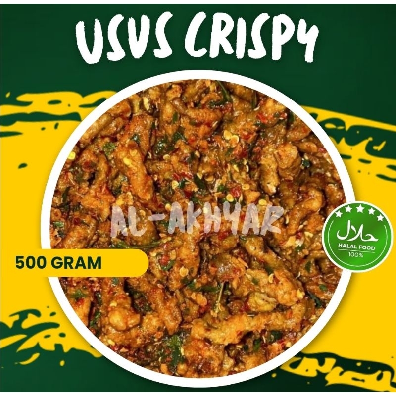

KRIPIK USUS CRISPY 500 GRAM