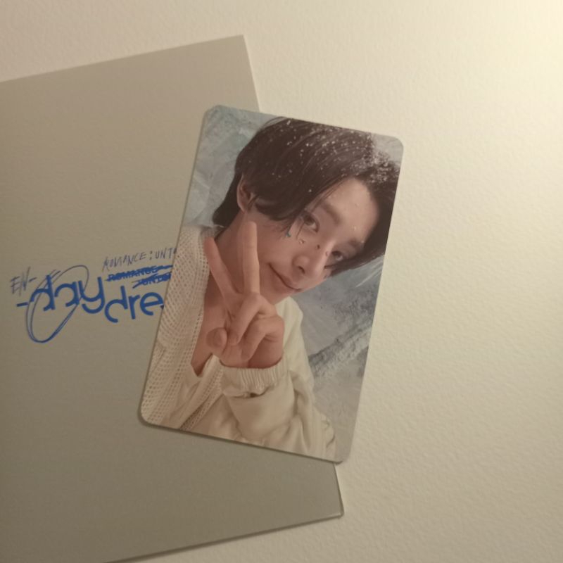 (READY) Photocard Official Enhypen Jake Album Daydream dd White Midnight PC Jake Sticker bobo arcanu