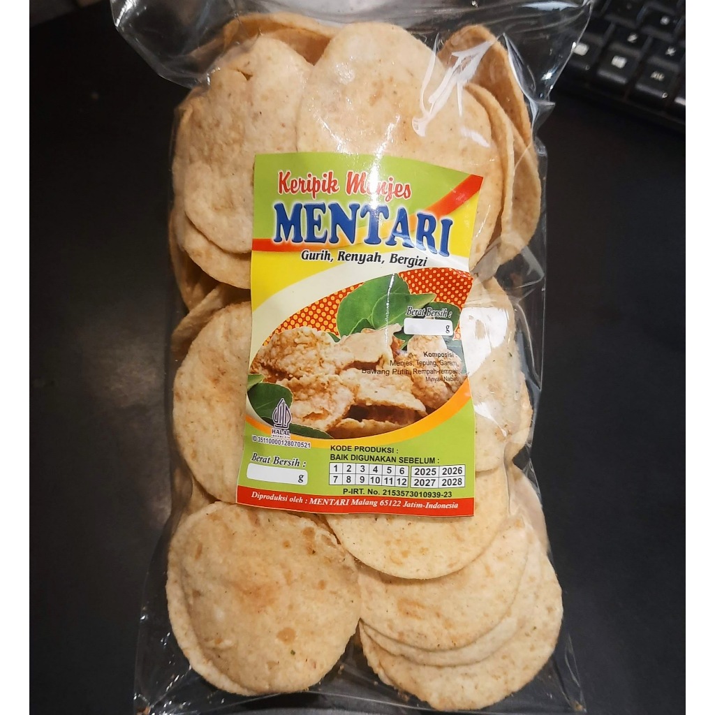 

Mentari Kripik Menjes Malang Sagu 200 gr