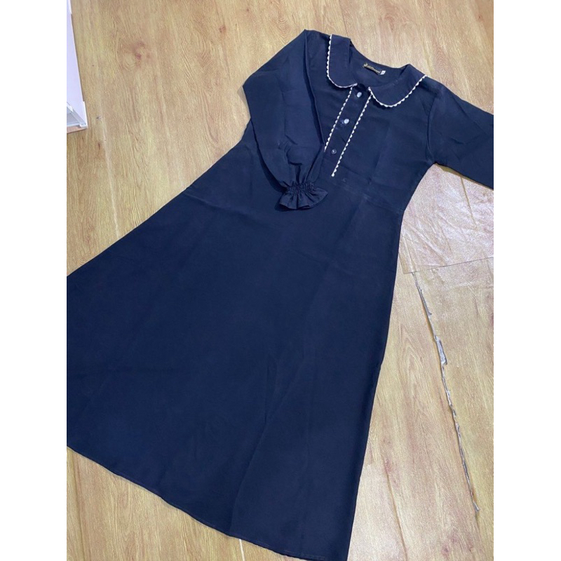 Gamis Jet Black estetik