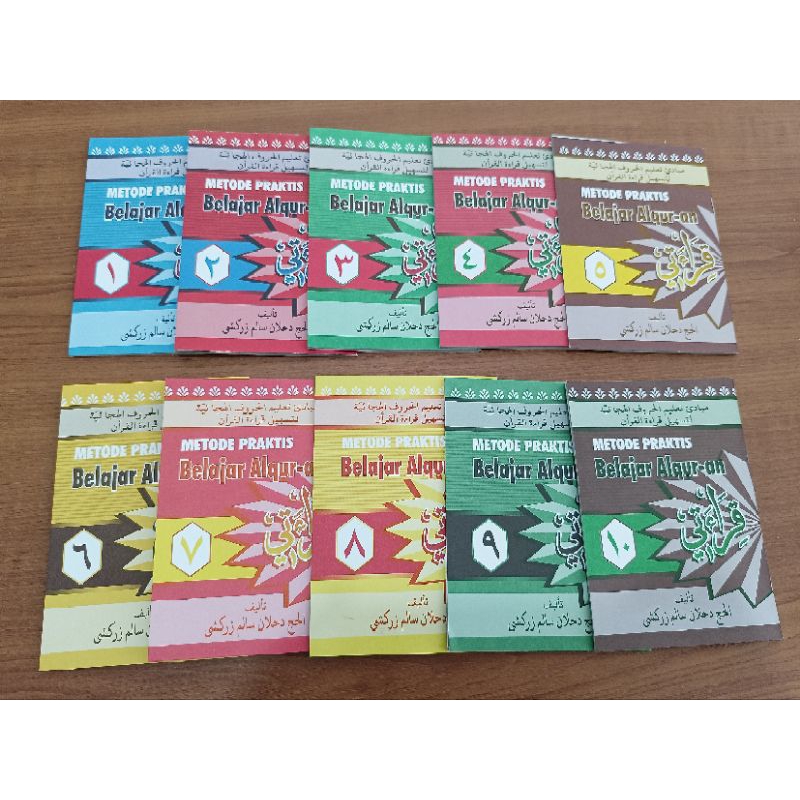 Qiroati Metode Praktis Belajar Alqur'an Lengkap Jilid 1-10