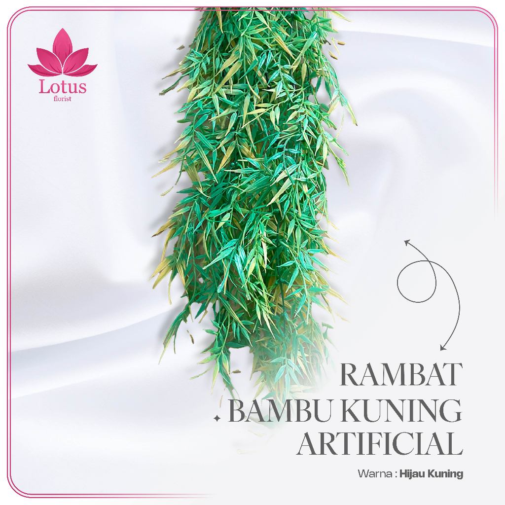 Rambat Bambu Kuning Artificial - Kode : Rambat Bambu Kuning