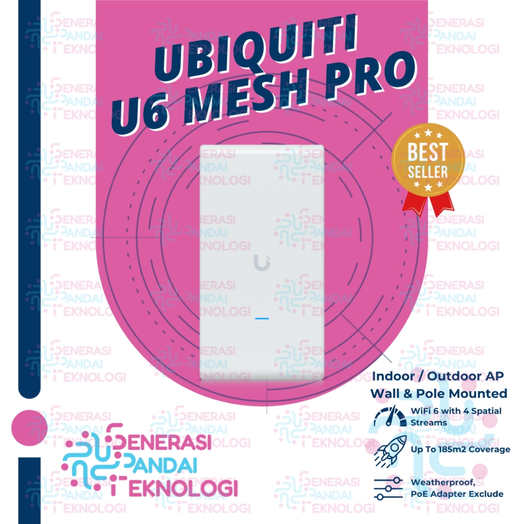 UBIQUITI U6-MESH PRO Indoor / Outdoor WiFi 6 MESH Access Point