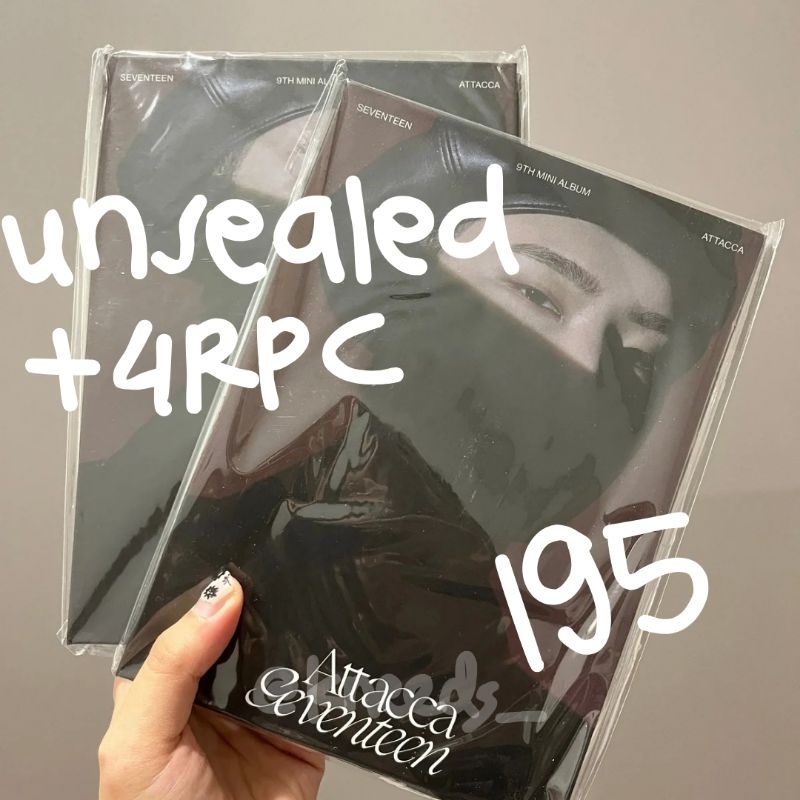 [ READY STOCK ] SEVENTEEN OFFICIAL ALBUM ATTACCA UNSEALED HOSHI MINGYU WONWO JOSHUA WOOZI JUN DINO R