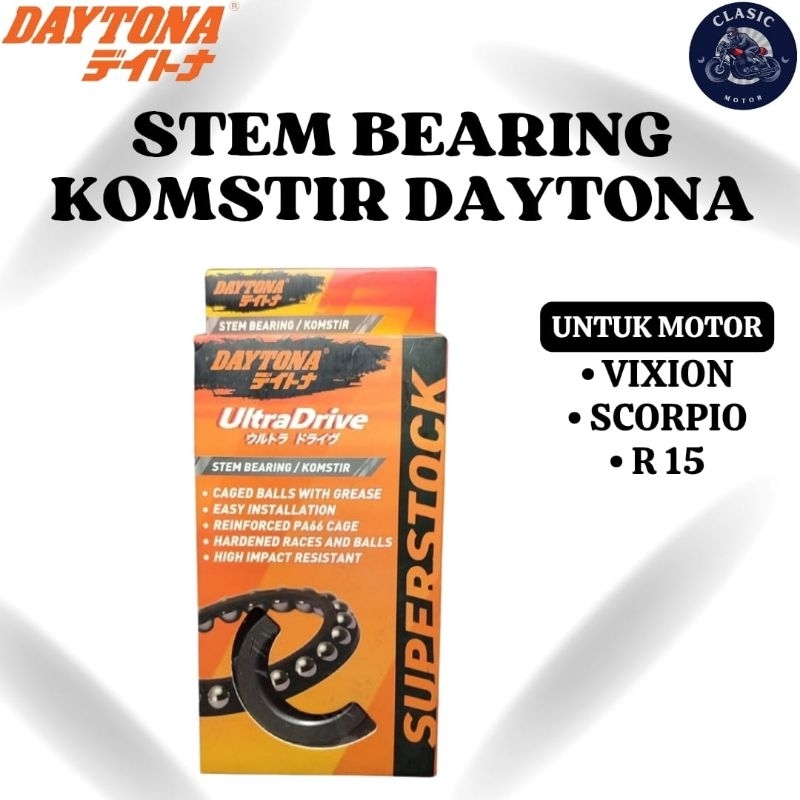 Komstir Daytona Vixion scorpio r15 stem bearing Daytona