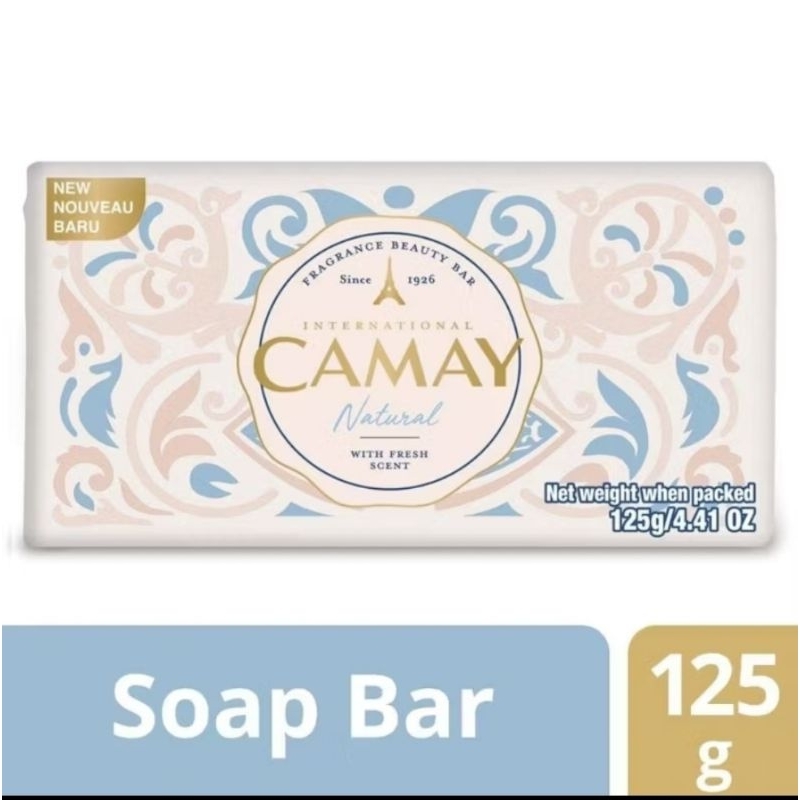 Camay Natural Soap Bar 125gr