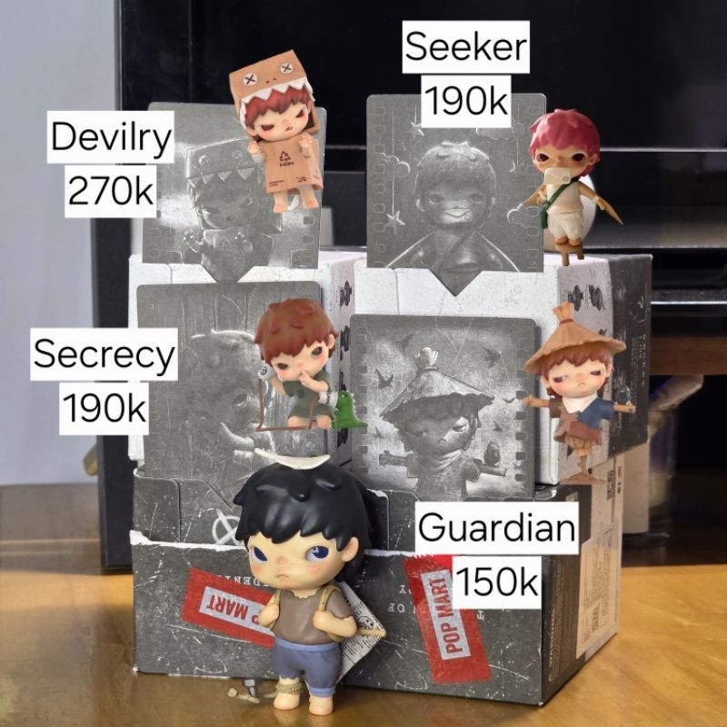 Popmart Hirono Mime Seeker Guardian Secrecy Devilry Sealed Foil BNFC