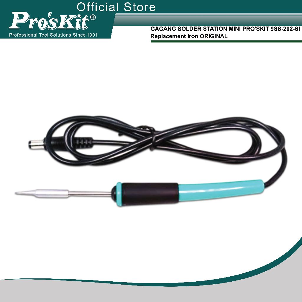 Pro'sKit - Gagang Solder Station Mini Pro'sKit 9Ss-202-Si Replacement Iron Original / Gagang Solder