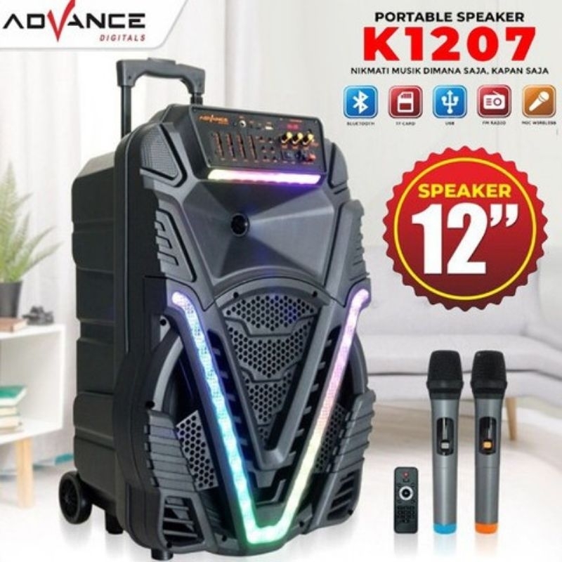 SPEAKER ADVANCE K1207 BLUETOOTH PORTABLE / SPEAKER MEETING