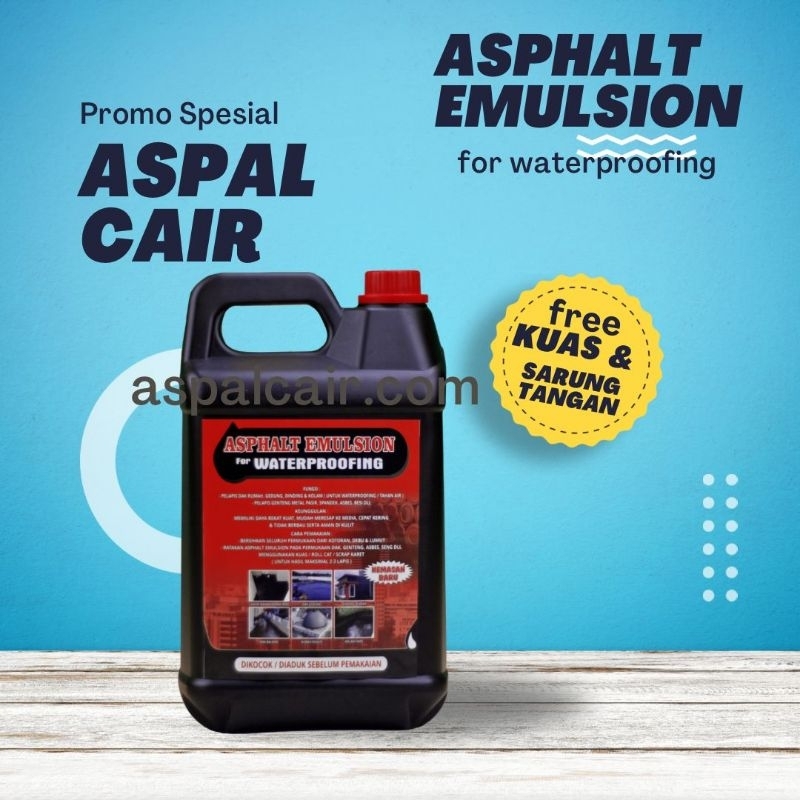ASPAL CAIR ANTI BOCOR DAN REMBES 5KG