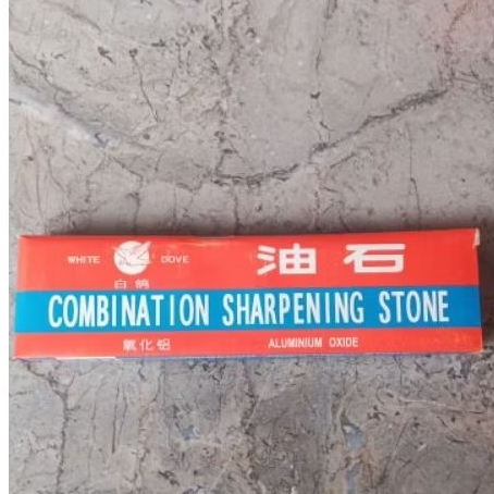 Batu Asah 8" white dove/sriti/ ungkal burung 8 inch kualitas terjamin