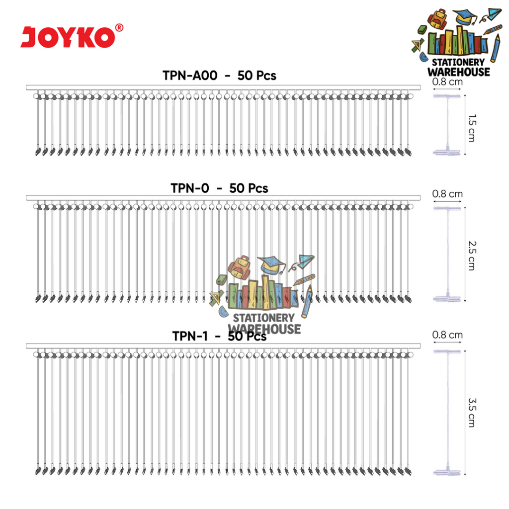 

gk Tag Gun Alat Tembak Label Joyko TG-600 TG-610 NEED-6 TPN-1 TPN-0 TPN-A00 Jarum dan TAG Label