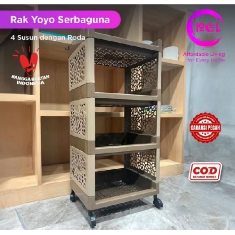 Rak Plastik susun 4 & 3