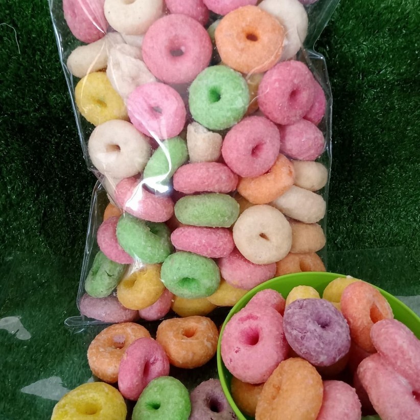 

PROMO 2 BUNGKUS KUE DONAT MANIS WARNA WARNI / KUE DONAT /SACHET SERBA 100 GRAM / DONAT EMPUK
