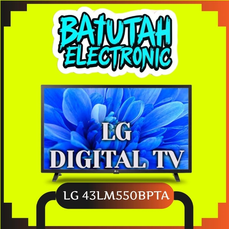 TV LG 43 INCH 43LM550/ 43LM5500PTA / 43LM550 FULL HD DIGITAL GARANSI RESMI