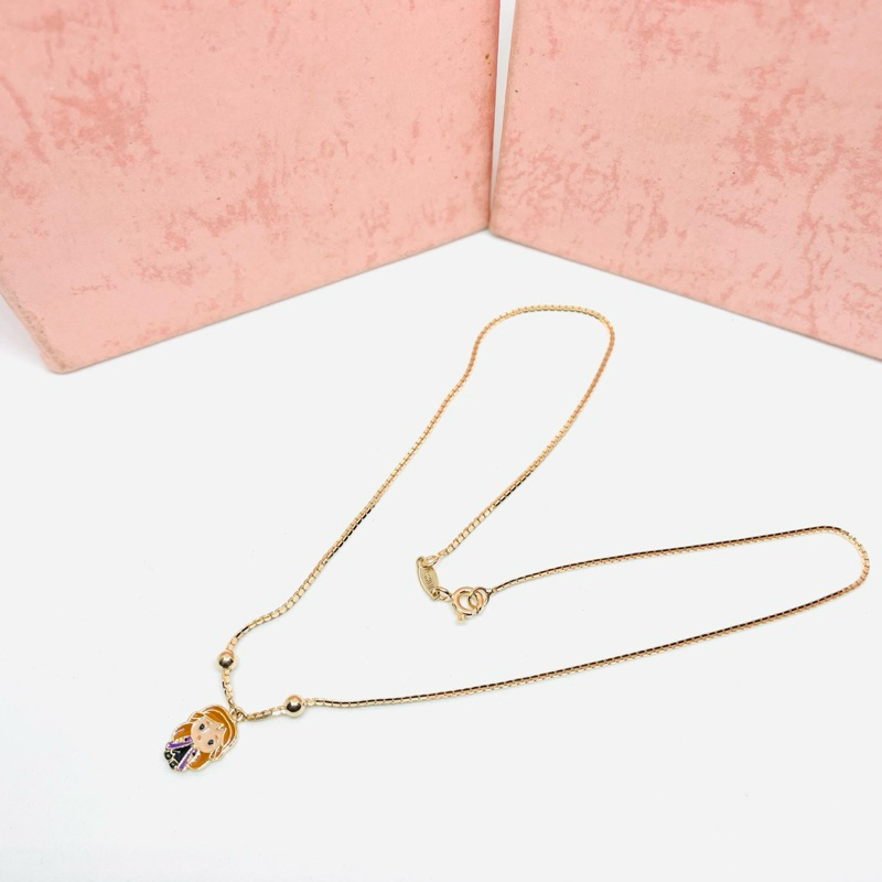 Kalung Anak Emas Asli Kadar 375/8k Frozen