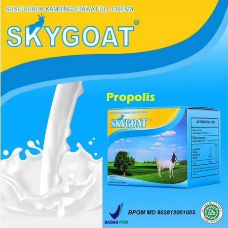 

SKYGOAT Susu Kambing Etawa Bubuk Original Sky Goat 1 Box isi 10 Sachet