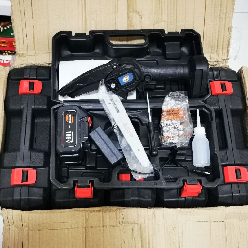 Cordless Chainsaw 6" inch 20v Mesin Gergaji Potong Kayu Tenaga Baterai 18v 20v 21v Slot LXT Makita