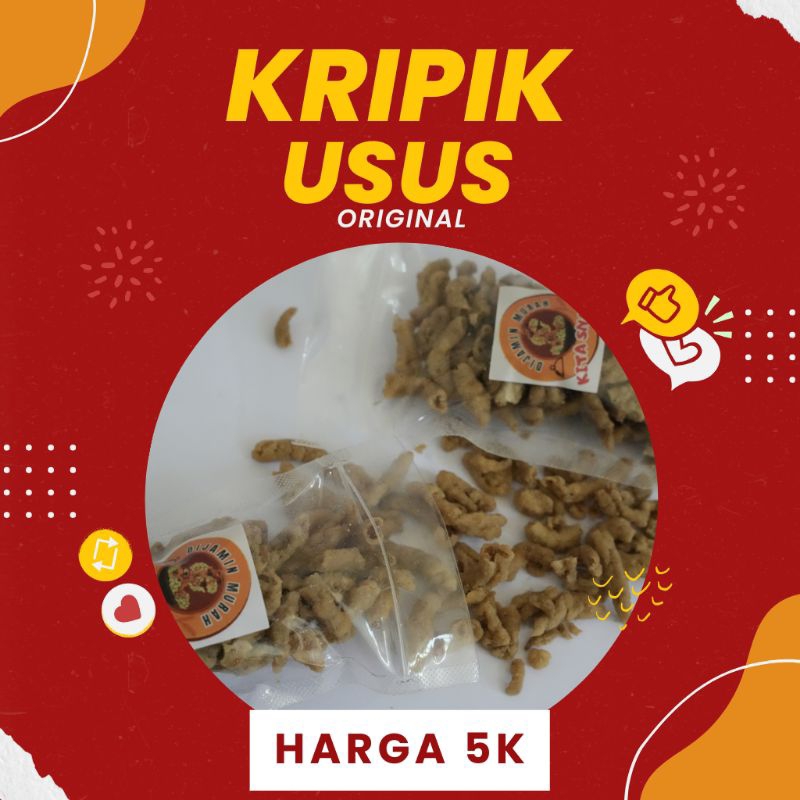 

Kita Snack Murah | Cemilan murah Keripik Usus Renyah Dan Gurih Tanpa Bumbu
