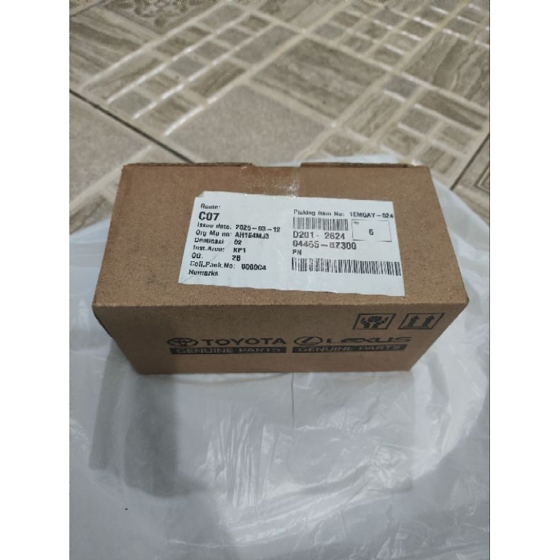 KAMPAS REM ORIGINAL TOYOTA AVANZA VELOZ FWD