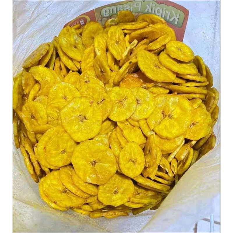 

kripik pisang koin manis pisang raja nangka 500 gram