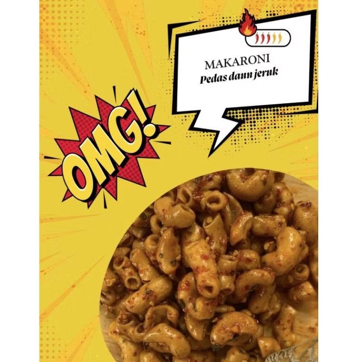

Makaroni pedas daun jeruk (250g-1kg)