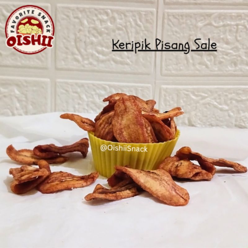 

Keripik Pisang Sale Kering Manis Gurih