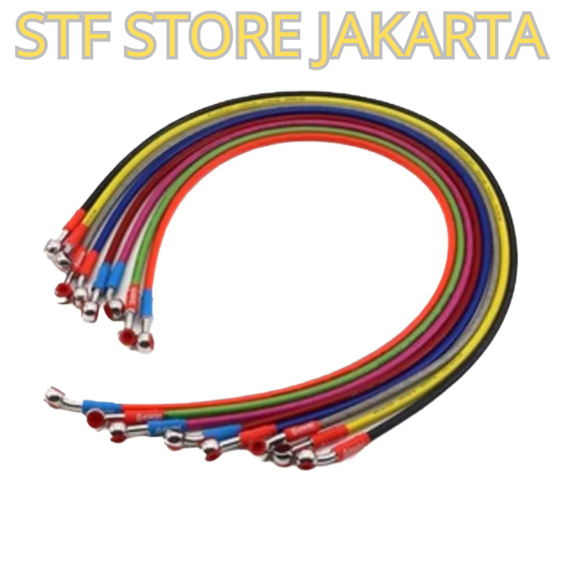 Selang Rem Nmax Aerox Pcx Lexi Depan Ke Belakang 215 Cm SELANG REM MOTOR / SELANG REM KALIPER / SELA