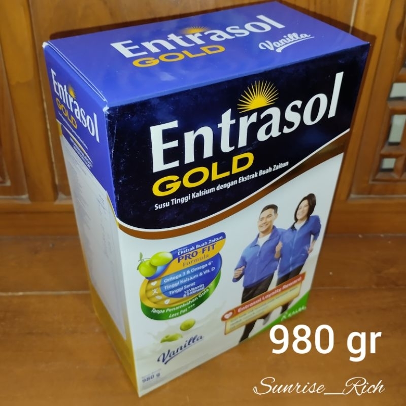 

Entrasol Gold Vanilla 980 gr - Susu Tinggi Kalsium