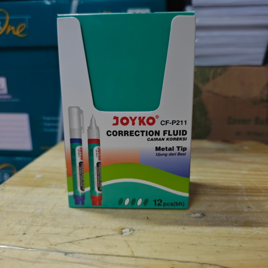 

Tip Ex (Correction Fluid) Joyko CF-P211 (1 Pak / 12 Pcs)