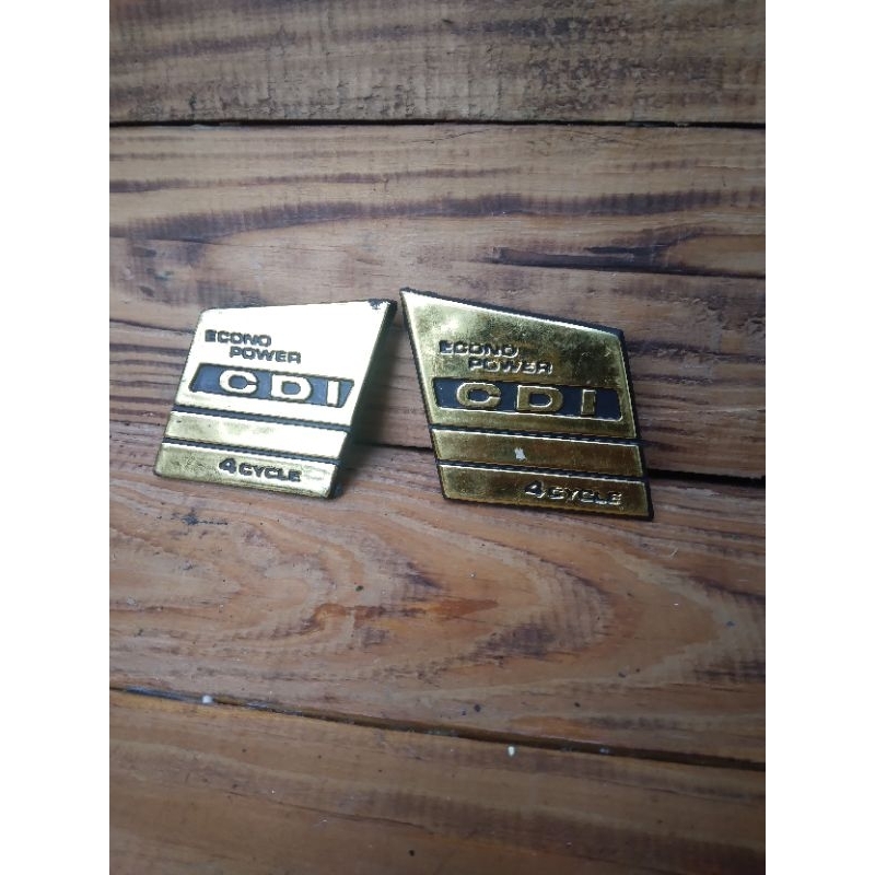 logo emblem CDI buat di karet plana R/L buat astrea prima
