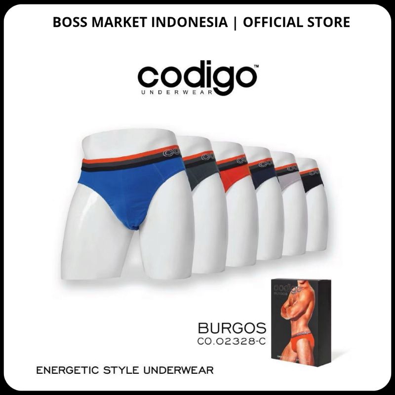 Celana Dalam Pria CODIGO [3PCS] - CD Codigo Burgos CO.02328-C