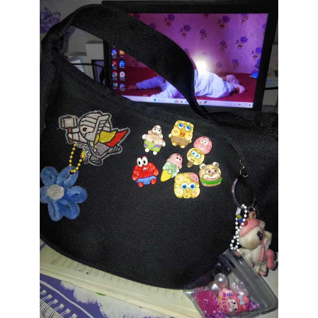 Clay Pin Spongebob / Clay Pin Patrick / Clay Pin Squidward / Clay Pin Tuan Crab / Clay Pin Sandy / B